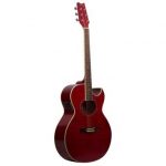 Guitarra Electroacústica Washburn 39' 69WEA9TRO-Rojo