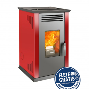 AMESTI CALEFACTOR A PELLET ITALY 8100 ROJO