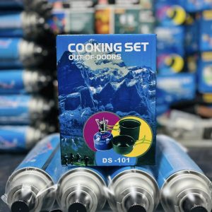 PACIFIC SET OLLAS CAMPING 7 PIEZAS CON COCINILLA Y CUBIERTOS