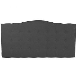 MANTAHUE RESPALDO CURVO S/M 2 PL LINO GENOVA NEGRO