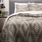 ZHAR CUBRECAMA SHERPA ESTAMPADO DOBLE 2P.