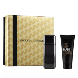 ESTUCHE CAROLINA HERRERA 212 VIP BLACK ELIXIR EDP 100M+S.GEL