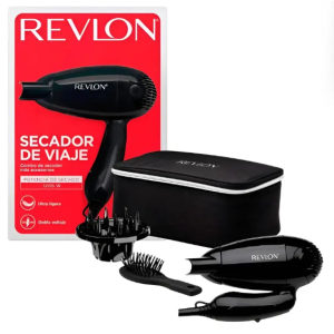 Secador de viaje + Kit accesorios revlon
